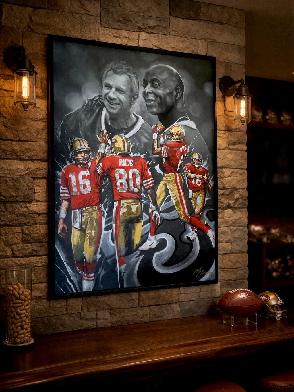 WHERE LEGENDS STOOD -Oil & Gold Leaf. 16x20” Prints