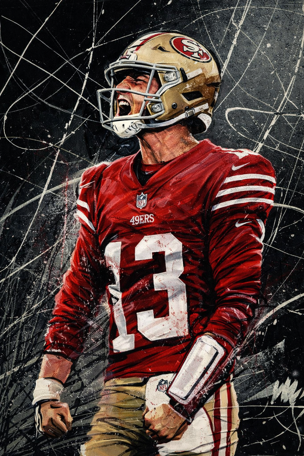 “Relentless Roar” - Original Art by Matthew Trammel 24x36”